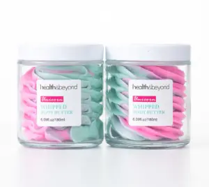 Health & Beyond private label personalizzato profondamente idratante sale marino unicorno Scrub corpo pulito sapone per il corpo montato