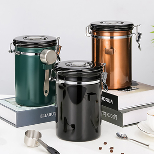 Conteneur à café Airtight Co2 <span class=keywords><strong>Klaser</strong></span> Epilator Canister Tea Sugar Coffee Canisterphotoepilator Depilator Lescoltonainless Steel - Product Image 1