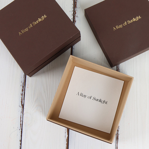 Luxury Custom Logo Square Cardboard Jewelry <b>Box</b> PC Material for Necklaces <b>Earrings</b> Bracelets Ring Display for <b>Gift</b> Packaging - Product Image 2