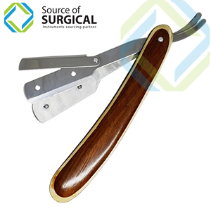 Navaja de Afeitar Desechable de Una Sola Hoja para Hombre, para Cara/Cuerpo, Uso en Barbería, Mango de Plástico Ligero, Características de Seguridad, Acero Inoxidable - Product Image 2