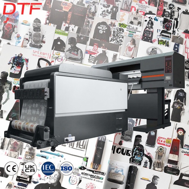 Automatic Powder Shaker 60cm T-shirt Transfer Printing Machine I3200 Printhead New 1 Year Warranty 24-Inch DTF A1 Printer