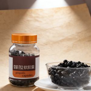 Cápsulas Blandas de Propóleo <span class=keywords><strong>Natural</strong></span> en Venta, Suplemento Alimenticio de Alta Calidad, Extracto de Propóleo de Abeja de Grado Alimenticio - Product Image 1