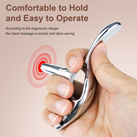 Outil de massage Gua Sha ergonomique en alliage de zinc personnalisé OEM pour le corps entier avec étiquette privée, fabriqué en Chine