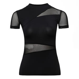 Hauts de <span class=keywords><strong>danse</strong></span> pour femmes, sexy, à épaule asymétrique - Product Image 1