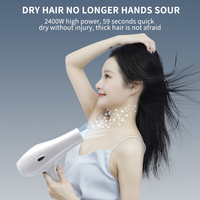 Sèche-cheveux ionique professionnel à haute vitesse, température constante, faible bruit, outil de coiffage multifonctionnel pour salons
