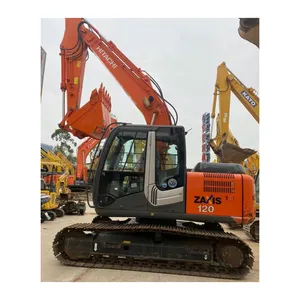 PENGJING GOOD AND CHEAP USED EQUIPMENT HITACHI ZAXIS 120 CONSTRUCTION MACHINE HITACHI ZX120 Used 12TON Excavator FOR SALE