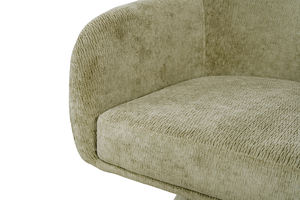 Xoay hiện đại cơ sở bọc vải mềm thanh lịch phòng chờ Ghế bành Ghế ăn cho phòng khách phòng ngủ khách sạn - Product Image 6