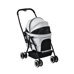 OEM Vente en gros poussette de jogging portable pliable à une main avec amortisseurs pour chiens et chats voyageant en plein air - Product Image 3