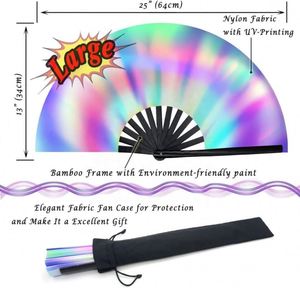 Abanico Plegable de Bambú de Alta Calidad de 13 Pulgadas para Kung Fu y Tai Chi, Diseño Chino Personalizado con Efecto de Brillo UV, 33 cm, Regalos Empresariales - Product Image 5