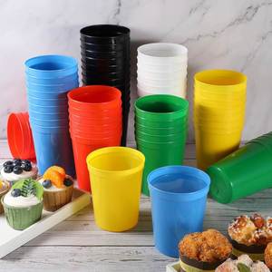 Gobelets en plastique réutilisables personnalisés avec logo pour fêtes, anniversaires, pique-niques, événements sportifs, mariages, stades, cadeaux promotionnels - Product Image 6