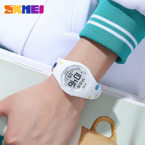 Skmei Digital Watch For Kids Colorful Strap With Pedometer And Alarm Clock Water Resistant 30M Sport Watch - Product Image 3