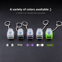 Testeur de commutateur DIY tendance, porte-clés coloré lumineux, capuchon de commutateur tactile pour clavier mécanique, porte-clés personnalisé
