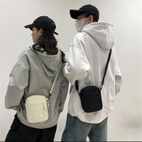 Sac à bandoulière en nylon imperméable à la mode pour hommes Mini bandoulière légère pour le voyage, le travail et le sport