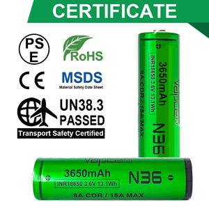 Vapcell N36 3650mAh 18650 Akkus 3,6V Lithium-Ionen Wiederaufladbare Lithium-Batterien 18650 Taschenlampen-Akku Mit 2 Mos PCB 6A - Product Image 3