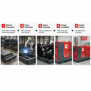 Generador Diésel de 100 kW con Certificación EPA, EAC, CE, ISO, SONCAP, UKCA, con Motor Cummins, Weichai, Perkins, Yuchai, Baudouin, Deutz, Kofo, Huadong, Aoling - Product Image 2