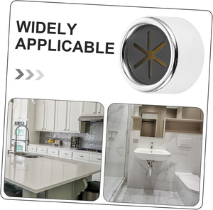 Set di 6 Portasciugamani da Parete Autoadesivi con Ventosa a Pressione, Forma Rotonda per Cucina e Bagno - Product Image 5