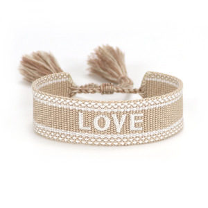 Bracelets d'amitié tissés personnalisés avec lettres, style religieux, cadeaux inspirants en perles - Product Image 3