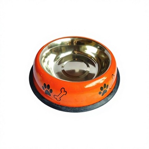 Bol pour animaux de compagnie en acier inoxydable écologique personnalisable antidérapant et impression couleur qualité garantie pour chats et chiens utilisation quotidienne - Product Image 1