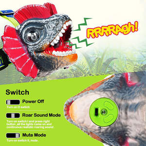 Фары для детей динозавр светодиодные фары игрушки с регулируемым оголовьем фонарик игрушка - Product Image 2