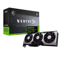 Carte graphique de jeu MSI GeForce RTX 5070 Ti Ventus 3X 16G OC, 16 Go GDDR7 256 bits 28 Gbps