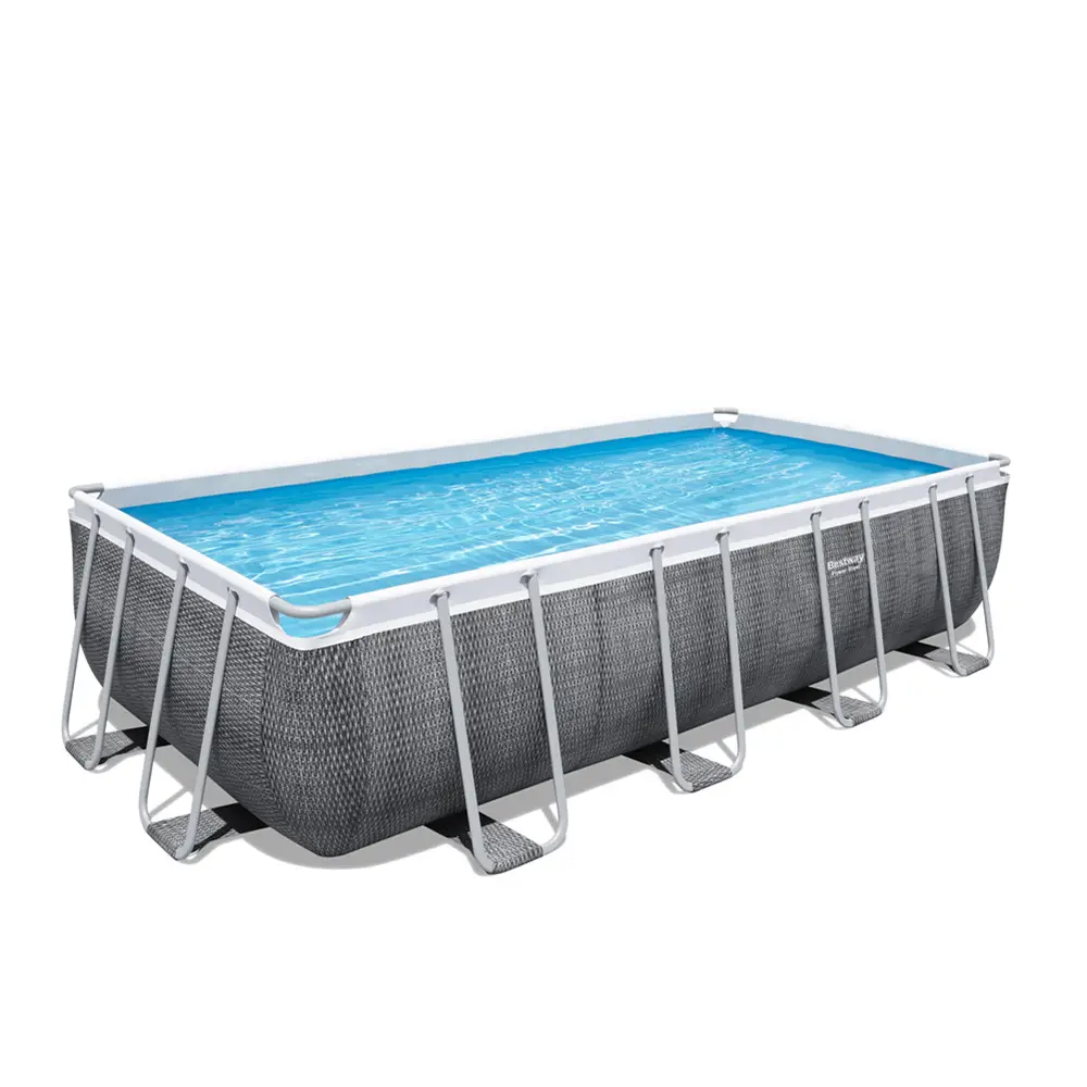 Bestway — piscine à cadre métallique, bassin en acier, 56996 m x 4.88m x 2.44m, 1.22