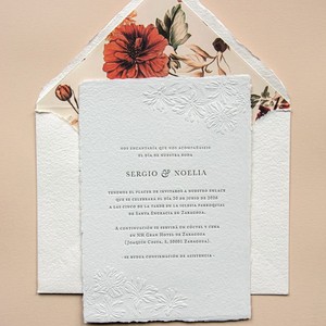 Juego <span class=keywords><strong>de</strong></span> Invitaciones <span class=keywords><strong>de</strong></span> Lujo en Papel <span class=keywords><strong>de</strong></span> Algodón con Grabado en Relieve, Invitaciones <span class=keywords><strong>de</strong></span> Boda Personalizadas con Diseño <span class=keywords><strong>Simple</strong></span> - Product Image 4