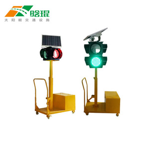Semáforo Portátil Solar Hankun con Pantalla LED para Advertencia en Obras Viales - Product Image 2