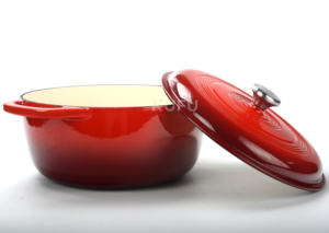 <span class=keywords><strong>Cocotte</strong></span> <span class=keywords><strong>en</strong></span> <span class=keywords><strong>fonte</strong></span> émaillée de 6 pintes, <span class=keywords><strong>grande</strong></span> capacité, pour braiser, cuire le pain et comme four hollandais - Product Image 2