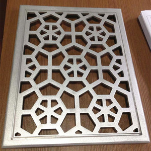Panneau en aluminium perforé, découpe laser, placage aluminium pour décoration de façade et de plafond - Product Image 2