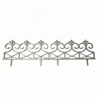 Bordures de pelouse flexibles en plastique à emboîtement, type monobloc, en treillis métallique, design moderne, clôtures de jardin creuses pour jardins