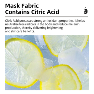 Mascarillas Faciales de Papel con Efecto Burbuja de CO2 para Terapia de Oxígeno, Ácido Cítrico y Biocelulosa, Venta al Por Mayor OEM - Product Image 4