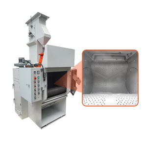 เครื่องพ่นทรายแบบสายพานลำเลียงอัตโนมัติสำหรับขจัดสนิม - Product Image 2