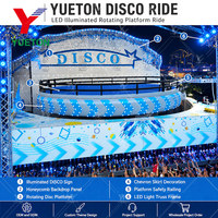 Manège Tagada Disco en fibre de verre, sensationnel, pour intérieur/extérieur, avec plateau tournant fou, pour parcs d'attractions, à vendre