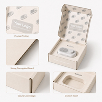 Boîte d'expédition personnalisée en gros avec insert découpé pour petits gadgets électroniques, emballage cadeau, directement de l'usine