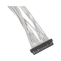 Harnais de câblage personnalisé Linksunet HRS Original 0.8mm Pitch DF52-14P-0.8C+DF52-2832PCF+UL1571-28AWG OD0.6MM