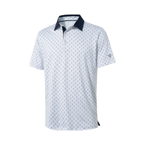 قميص جولف رجالي قصير الأكمام من شيانغ هونغ، قماش محبوك يمتص الرطوبة، مصنوع من السباندكس/البوليستر - Product Image 1
