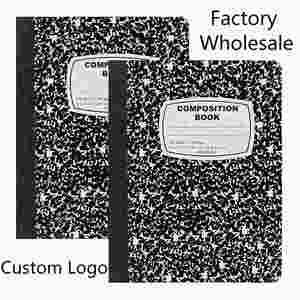 Carnets de composition B5 à rayures larges, 100 feuilles, dos renforcé cousu, personnalisables avec logo – Vente directe usine pour étudiants - Product Image 1