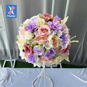 Promesa Nuevos Centros de mesa personalizados Bola de flores artificiales Evento DE BODA Decorativo - Product Image 1