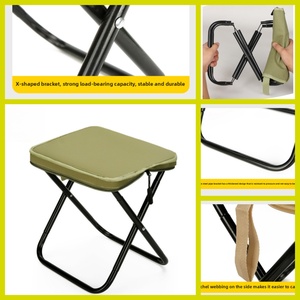 Personalizzabile <span class=keywords><strong>sgabello</strong></span> <span class=keywords><strong>pieghevole</strong></span> portatile ultraleggero esterno da viaggio-friendly piccola sedia a panca in stile borsetta per pesca e campeggio - Product Image 6