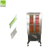 Machine d'emballage automatique de liquides verticale en acier inoxydable pour l'industrie alimentaire