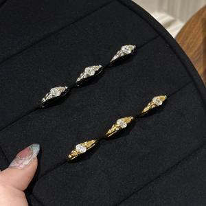 Anillo de Estrella de Fielo para Mujer, Plata S925 Chapada en Oro, Diseño de Alta Gama, Moda de Nicho, Lujo Ligero, Exquisito y Versátil con Incrustaciones - Product Image 5