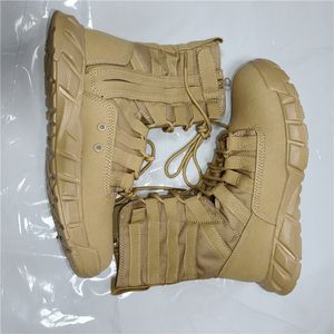 Botas Tácticas Ligeras para Deportes al Aire Libre TSB01 en Verde Oliva, Amarillo Crema y Beige con Cierre Lateral para Selva y Bosque, Venta al Por Mayor - Product Image 1