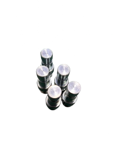 Custom CNC Turned Carbon Steel Parts | Precision CNC Machining Components Turned Steel Stud with Pilot and Shoulder <b>Steps</b> - Product Image 2