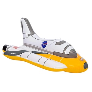 Bateau gonflable personnalisé en forme de <span class=keywords><strong>navette</strong></span> <span class=keywords><strong>spatiale</strong></span> <span class=keywords><strong>NASA</strong></span>, jouet aquatique en PVC pour enfants, idéal pour l'été - Product Image 1