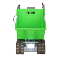 Mini-dumper sur chenilles KONSTANT, garantie 1 an, entraînement hydraulique, engin de terrassement 2200W