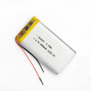<span class=keywords><strong>3</strong></span>.7V 2500mAh lityum iyon polimer pil 903665 şarj edilebilir Lipo piller - Product Image 3