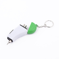 Mini tournevis Portable avec porte-clés et lampe de poche LED dans un ensemble pour cadeaux