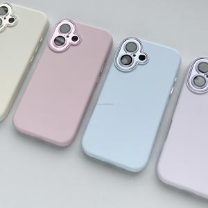 <span class=keywords><strong>เคส</strong></span>ซิลิโคนแท้แบบกำหนดเอง พร้อมกรอบกล้องโลหะ ด้านในบุด้วยไมโครไฟเบอร์ <span class=keywords><strong>เคส</strong></span>มือถือแบบกำหนดเองสำหรับ iPhone 17 16 15 14 <span class=keywords><strong>13</strong></span> <span class=keywords><strong>12</strong></span> <span class=keywords><strong>Pro</strong></span> <span class=keywords><strong>Max</strong></span> - Product Image 1