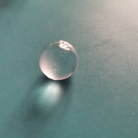 Lentille sphérique en saphir de quartz K9 personnalisable, diamètre 1 mm à 20 mm, ouverture 90 % transparente pour capteur médical à fibre optique, prise en charge OEM
