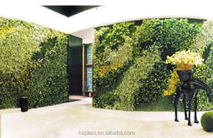Mur d'herbe verte réaliste en plastique écologique décoration extérieure mur végétal artificiel résistant aux UV - Product Image 6